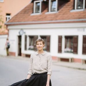 Son de Flor classic blouse beige
